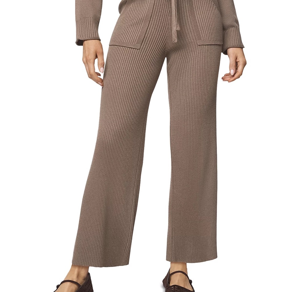 Splendid Georgie ribbed knit drawstring pant
